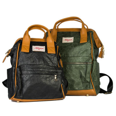New design Custom Recycle Shopping Tyvek Paper Backpack Bag