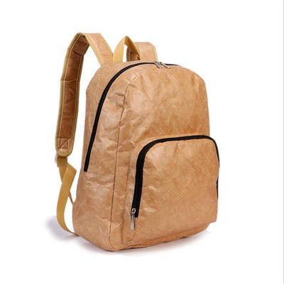 Eco Friendly Washable Tyvek Paper Foldable Backpack