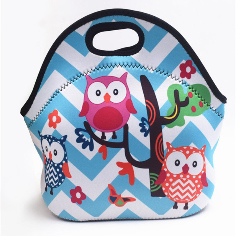 Insulated Neoprene Lunch beach bag Thermal food Neoprene bag