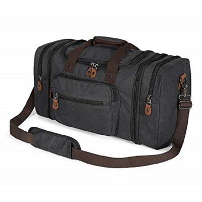 Canvas Travelling Duffle Bag for Travel 50L Duffel Overnight Weekend Bag
