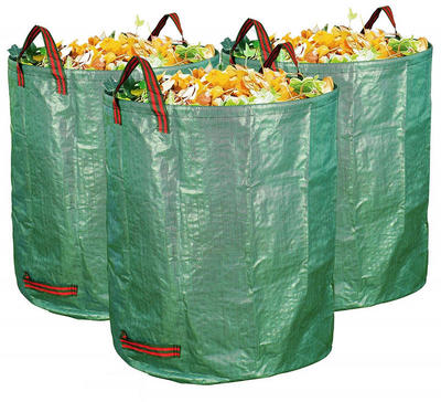 3-Pack 72 Gallons Garden Bag - Reuseable Heavy Duty Gardening Bags Lawn Pool Garden Leaf Waste Bag
