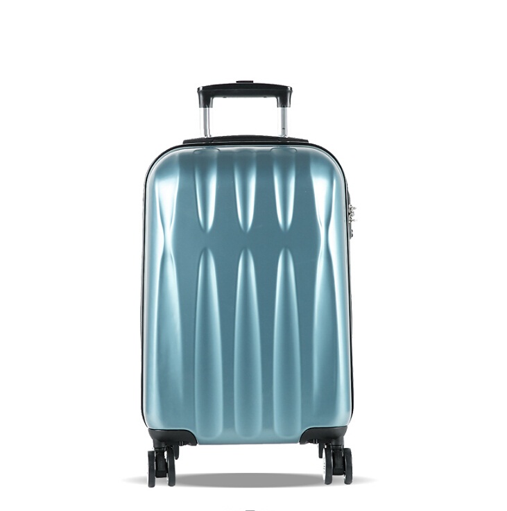 Factory price 3 wheels ABS suitcase 3 pieces president trolley unique luggage sets