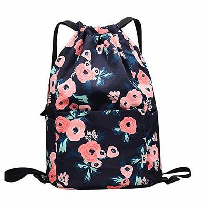 Drawstring Bag Gym bag Drawstring Backpack for Travel or sports