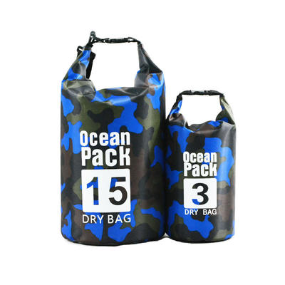 Camo Water Resistant Lightweight Floating Storage Bags Roll Top Sack Keeps Gear Dry for Water Sports