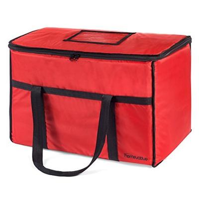 Nylon Insulated Food Delivery and Reusable Grocery Bag - For Catering, Restaurants, Delivery Drivers, Uber Eats, Grubhub, Postmates, Shipt, Instacart, and more.