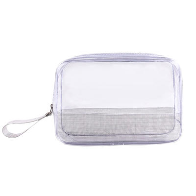 promotional travel frosted custom pvc cosmetic bag