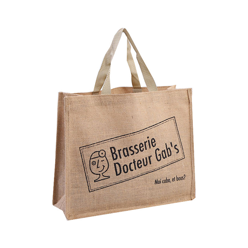 wholesale eco-friendly carry cheap shopping jute bag