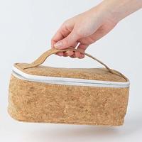 Natural Cork Cosmetic Tote Bags for Makeup Hair Accessories