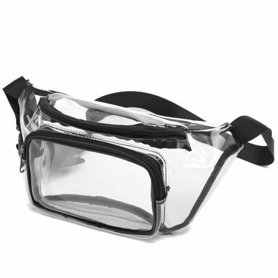 Adjustable belt design transparent waterproof pvc waist bag