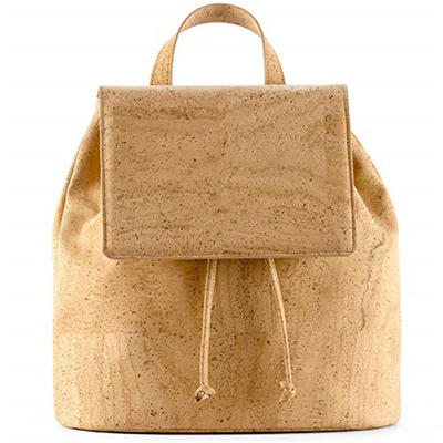 New design custom Large capacity lightweight cork backpack bag