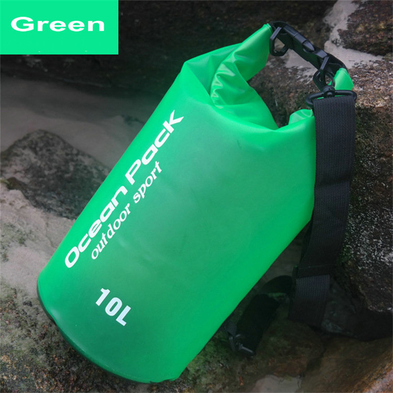 Translucent Waterproof Dry Bag Floating Lightweight Backpack with Shoulder Strap