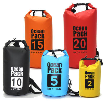 Floating Waterproof Dry Ocean Bag and Roll Top Sack Keeps Gear Dry for Kayaking