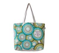 Eco Right Canvas Large Reusable Tote Bag with Zipper Pocket for Women 10 oz
